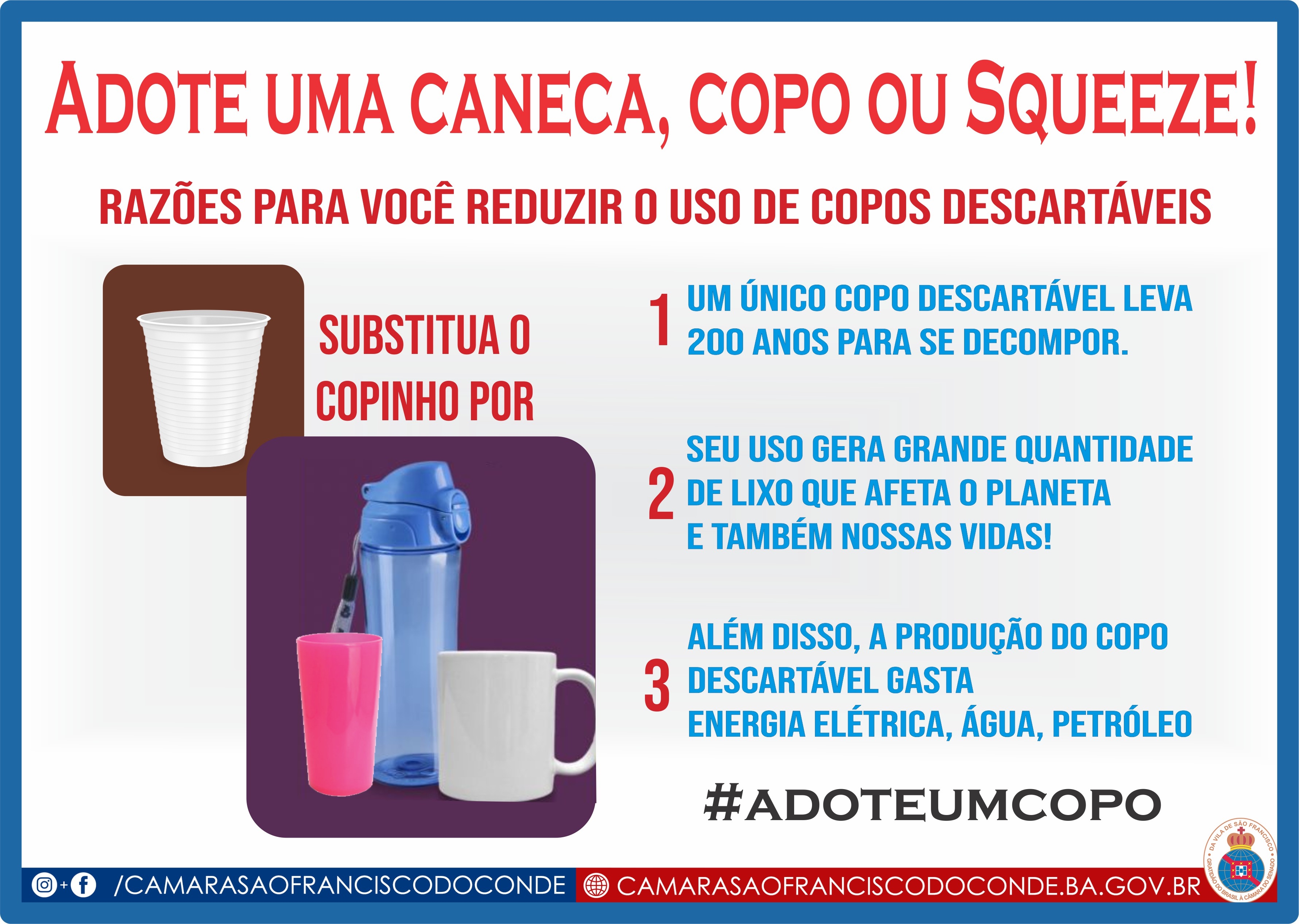 O impacto do copo plástico descartável no meio ambiente